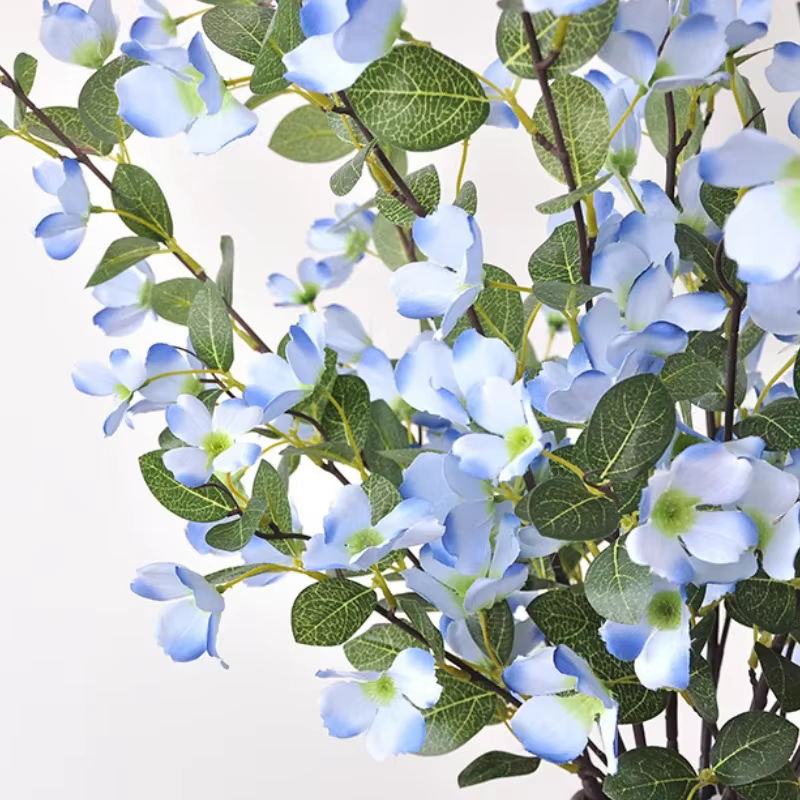Fleur artificielle en bois de rose de 104CM