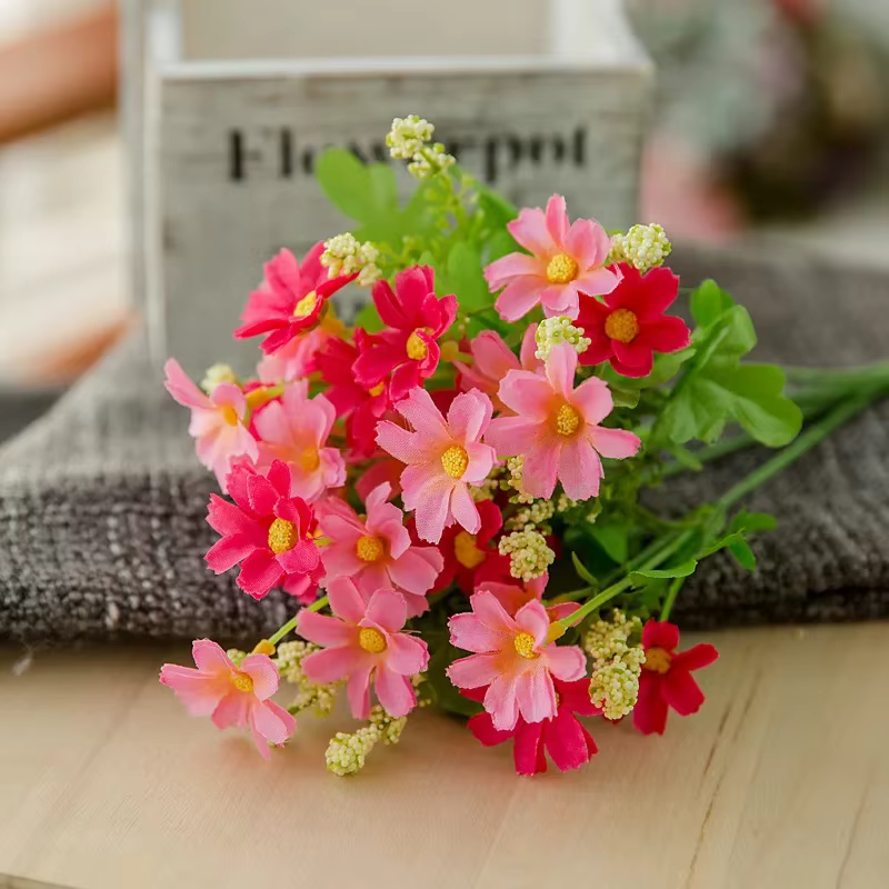 Bouquet de fleurs artificielles Gerbera marguerite