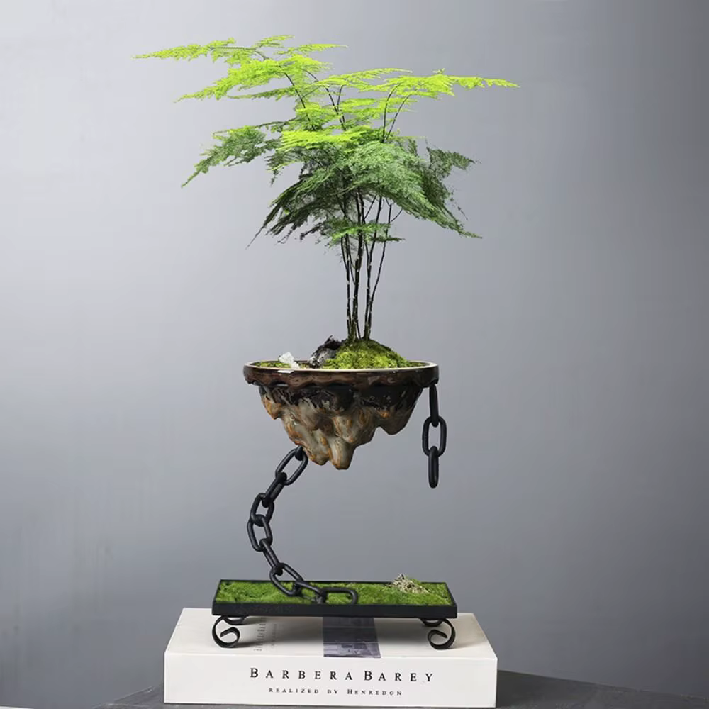 Pot de bonsaï moderne de paysage