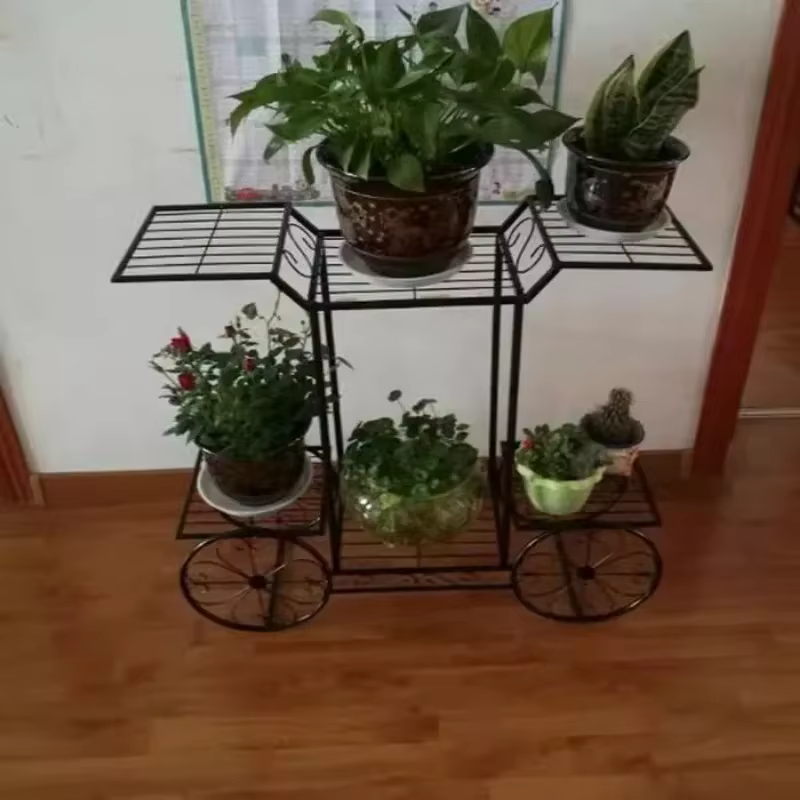 Grand Support de Plante en Métal à 6 Niveaux
