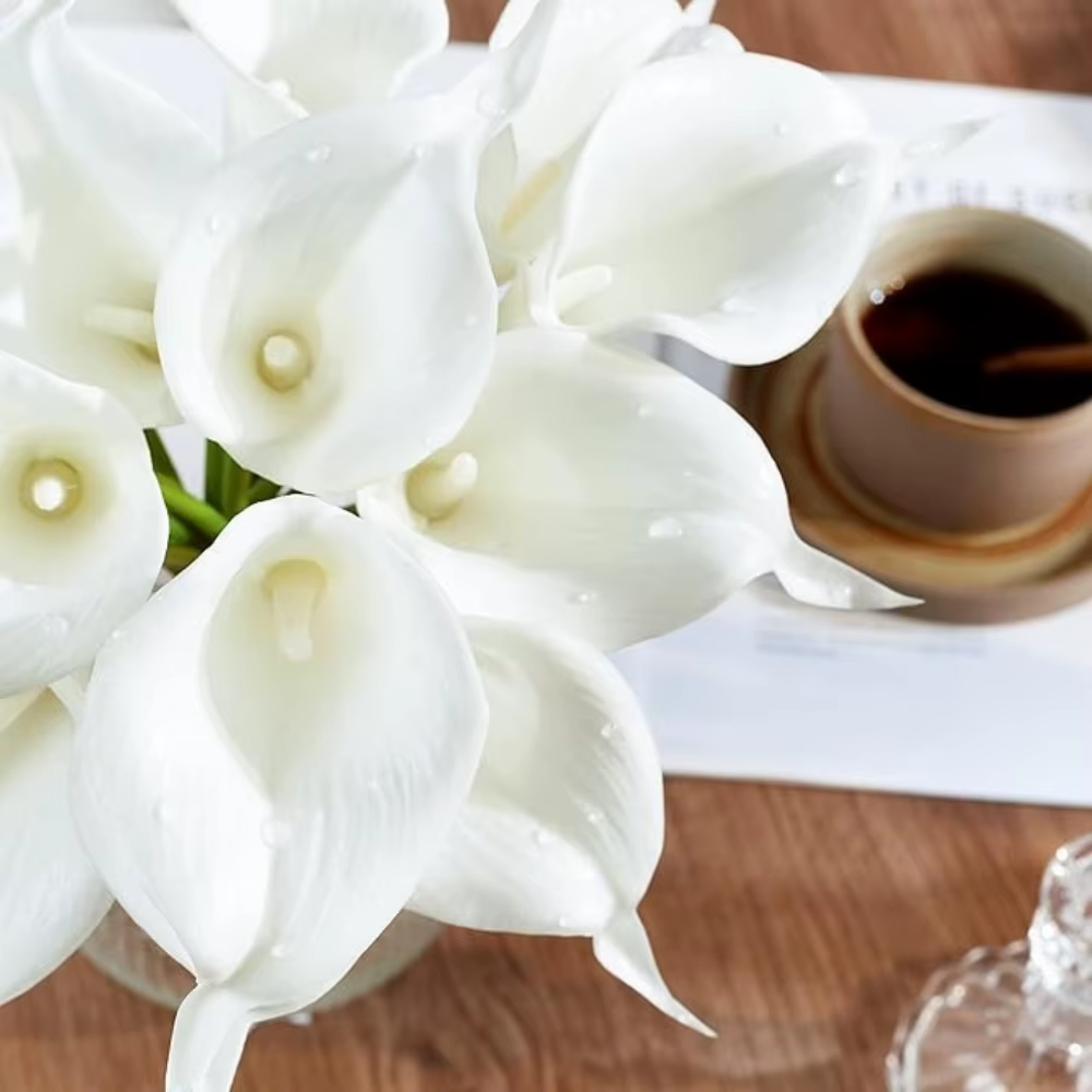 Fleurs artificielles de lys Calla