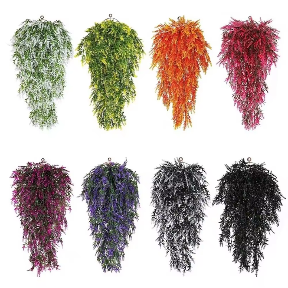Guirlande de fleurs artificielles multicolores en glycine