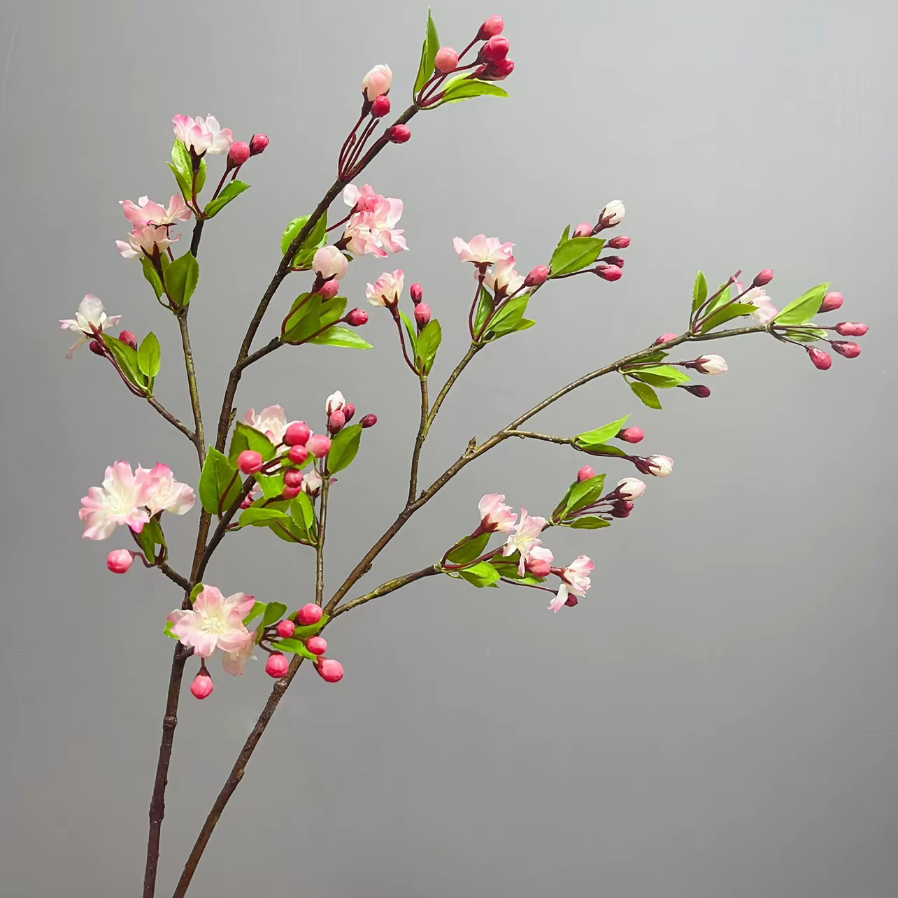 Fausse fleur de pommetier drapée artificielle