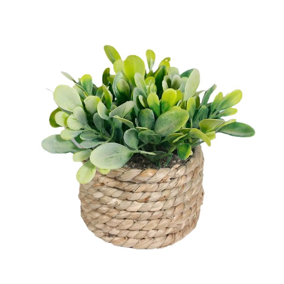 Plante artificielle verte en pot de 11 cm