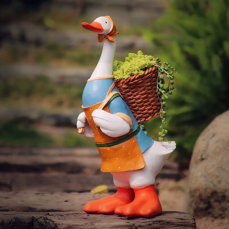 Pot de fleur de dessin animé pour jardin