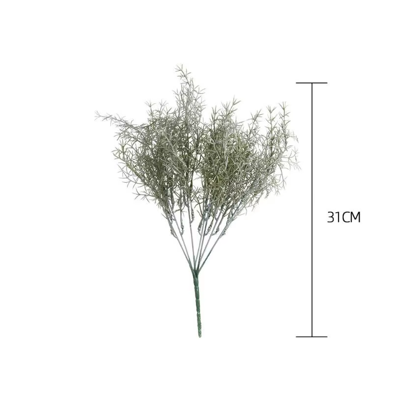 Tiges de romarin artificielles, plantes vertes artificielles, herbes artificielles réalistes pour la maison, le bureau, le jardin, la décoration DIY, les fournitures pour les mariages et les fêtes
