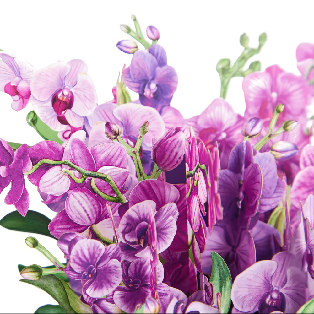 Carte de vœux à fleurs avec enveloppe