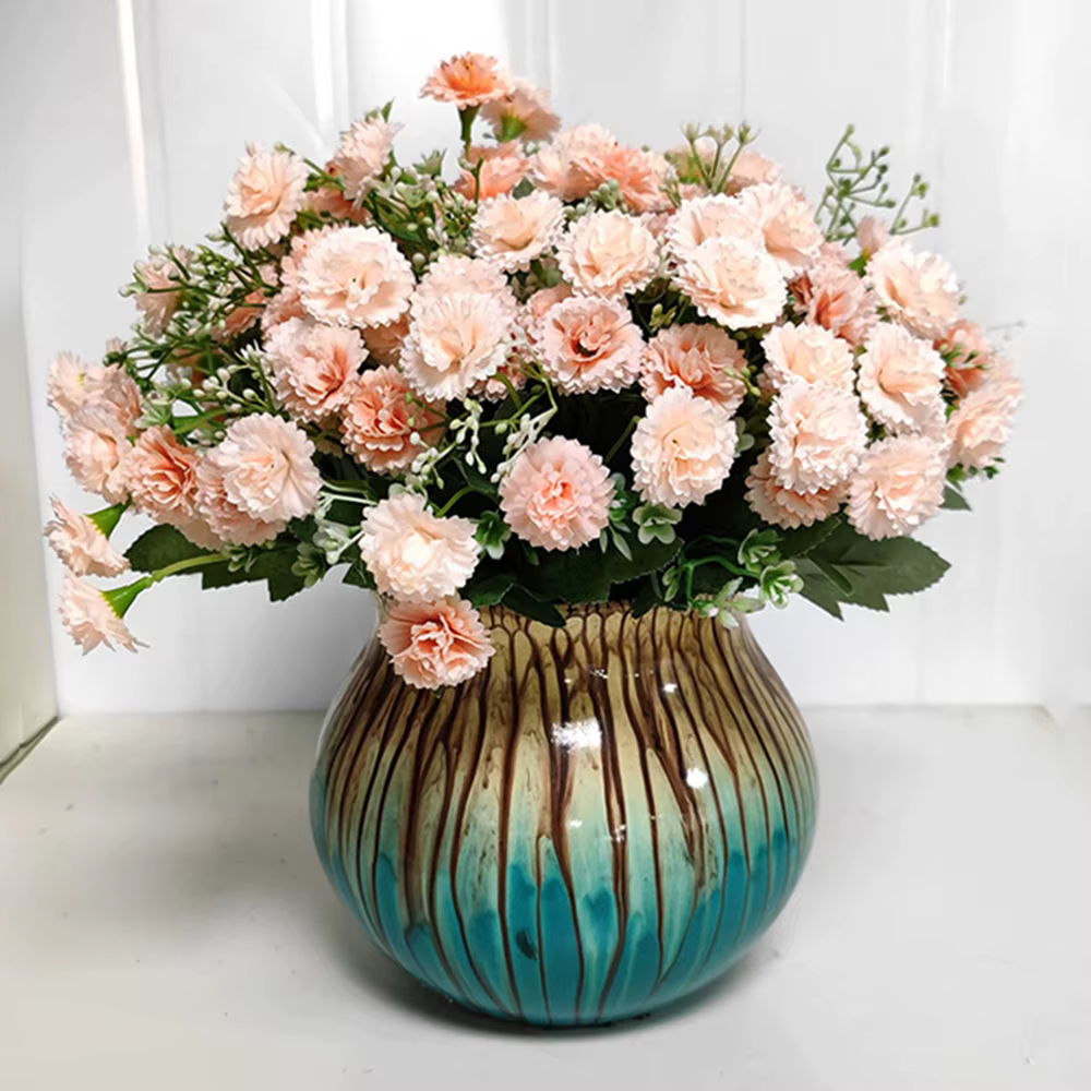 Fleurs artificielles Bouquet De Mariage Festival Vase Maison Chambre Décor Scrapbook Artisanat Bricolage Cadeau Boîte En Soie Hortensia Accessoires De Mariée