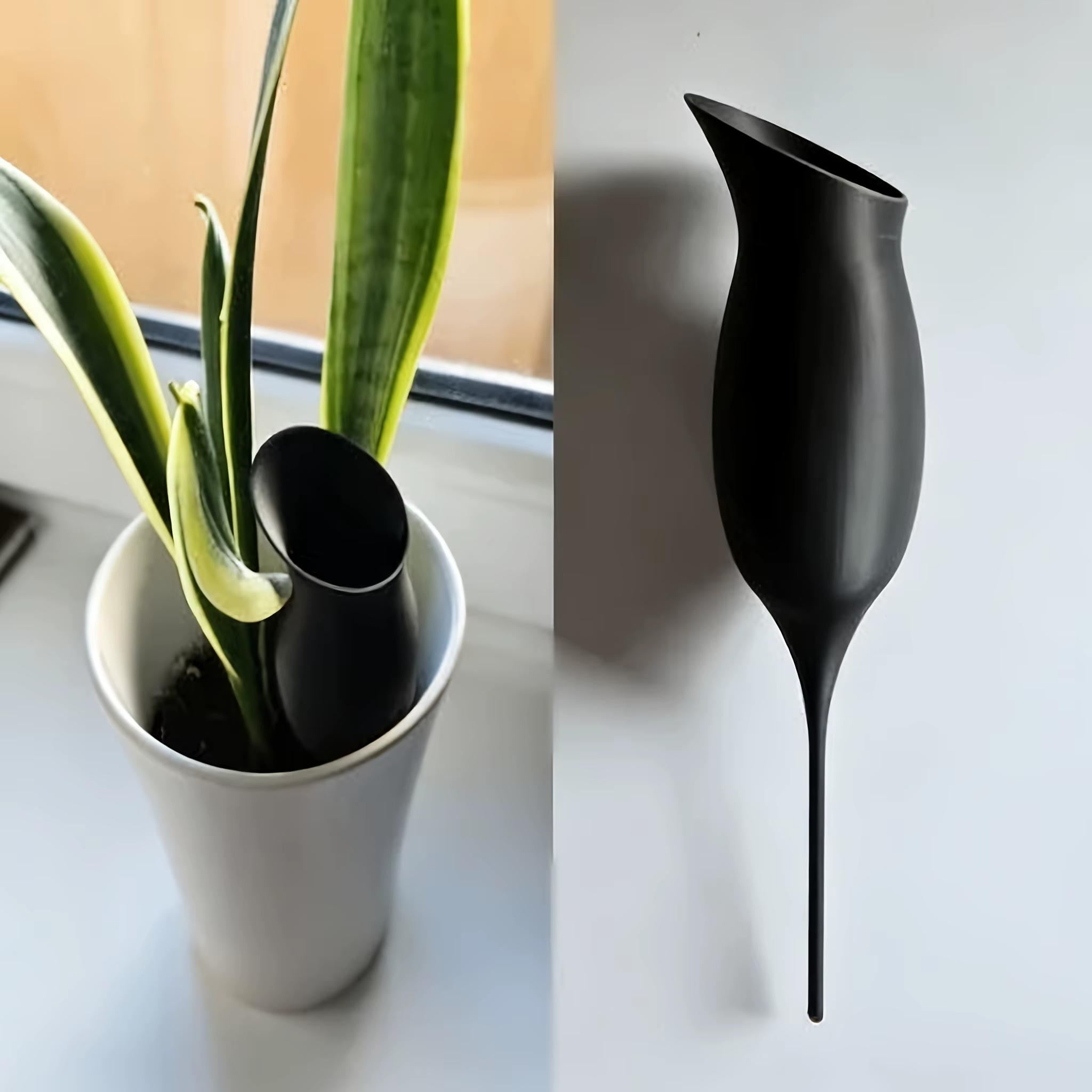 Dispositif d'arrosage automatique en forme de verre à vin