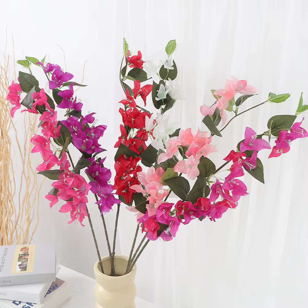 Fleur papillon artificielle pour la décoration de la maison