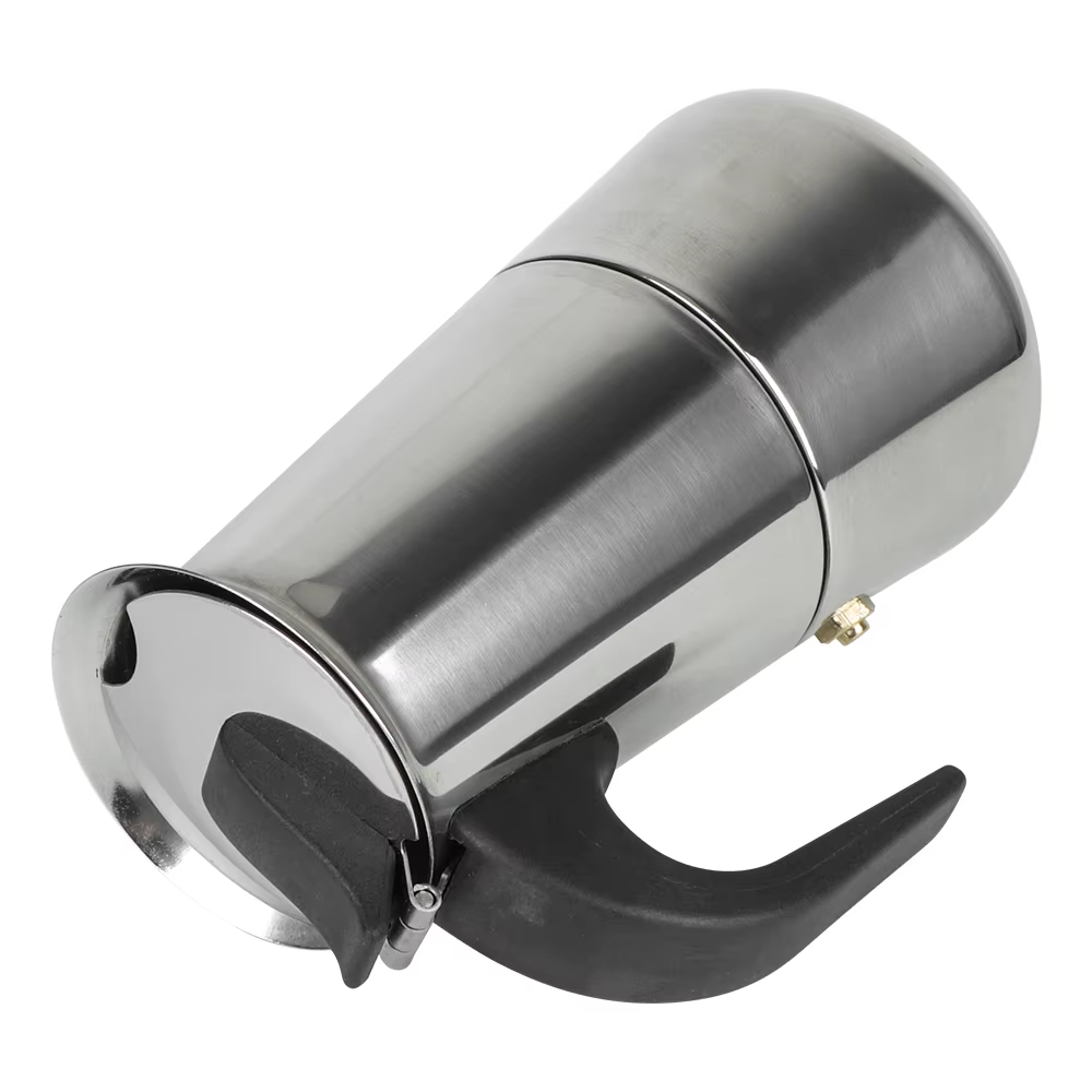 Cafetière Moka en acier inoxydable, cafetière pour cuisine, moka expresso Latte, filtre de cuisinière, 2/4/6/9 tasses