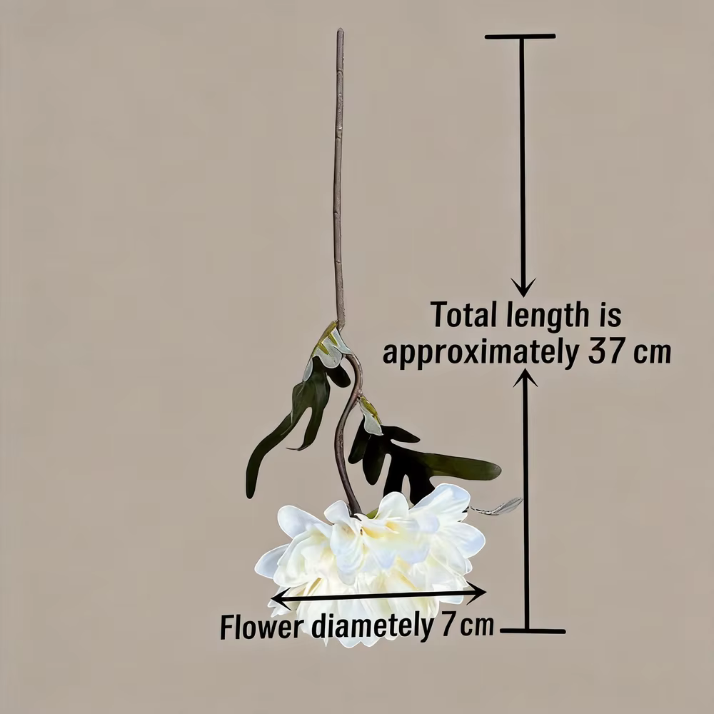1 pièce de fleurs artificielles haut de gamme hydratantes au toucher réaliste