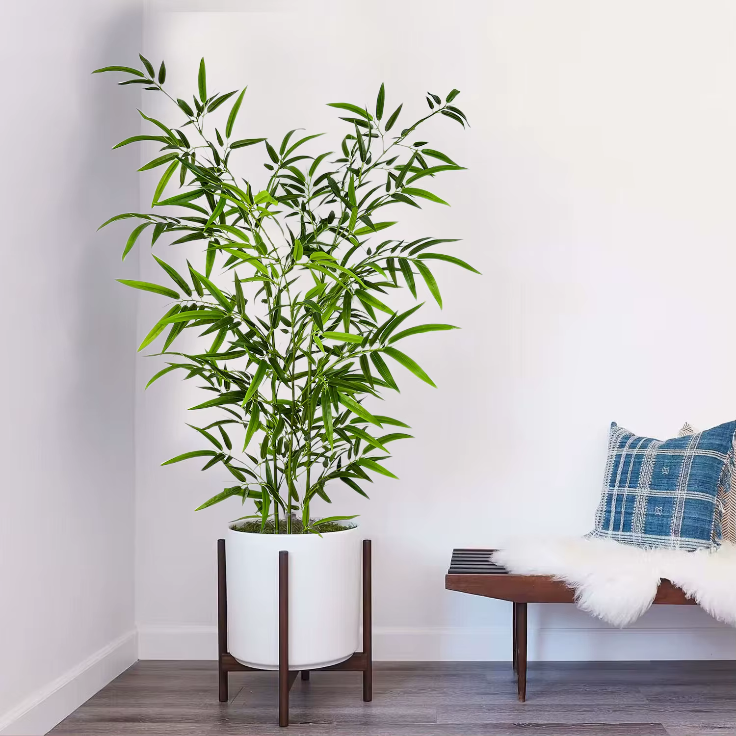 Bambou artificiel PVC matériel grand