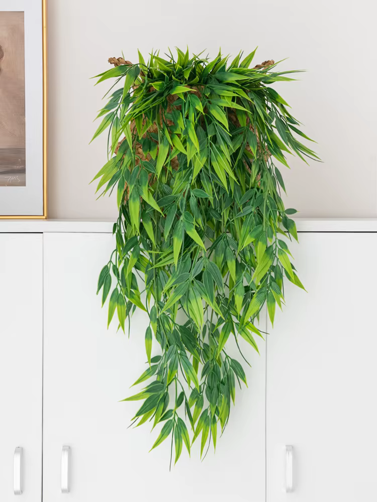 Plantes artificielles En Plastique Vente Chaude Feuille De Saule Saison De Mariage Maison Décor Extérieur Jardin Arc Couronne Festival BRICOLAGE Cadeau Boîte Pas Cher