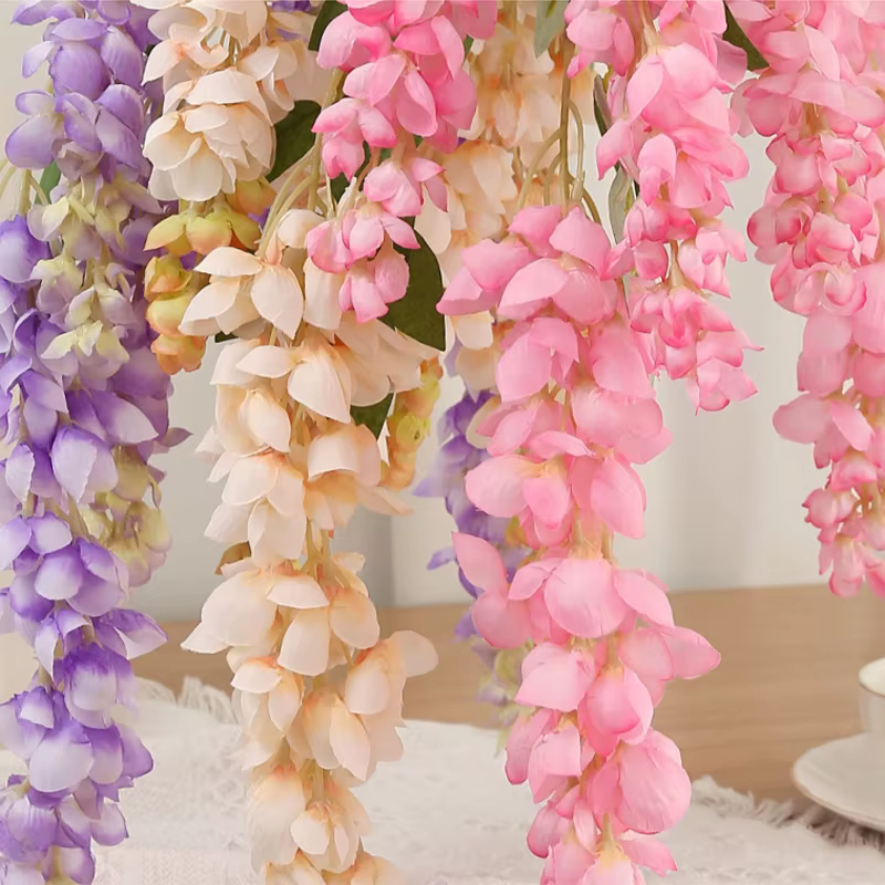 Fleur de haricot artificielle pour mariage
