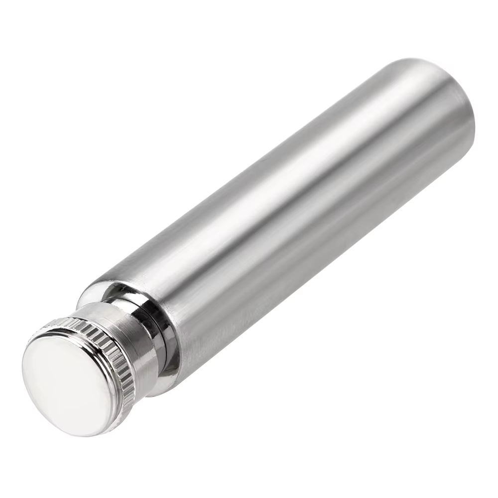 Pot à vin tubulaire Portable en acier inoxydable de 1oz, bouteille de vin, flacons de hanche, bouteille de whisky