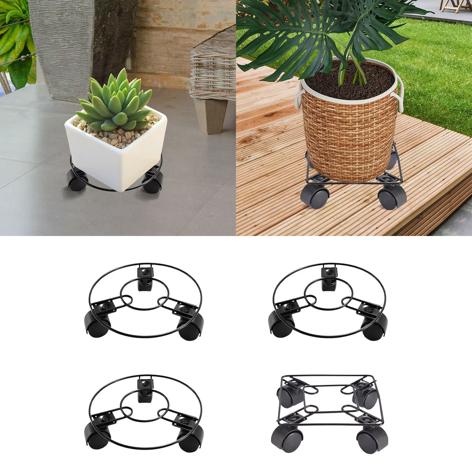 Soucoupe à plantes support