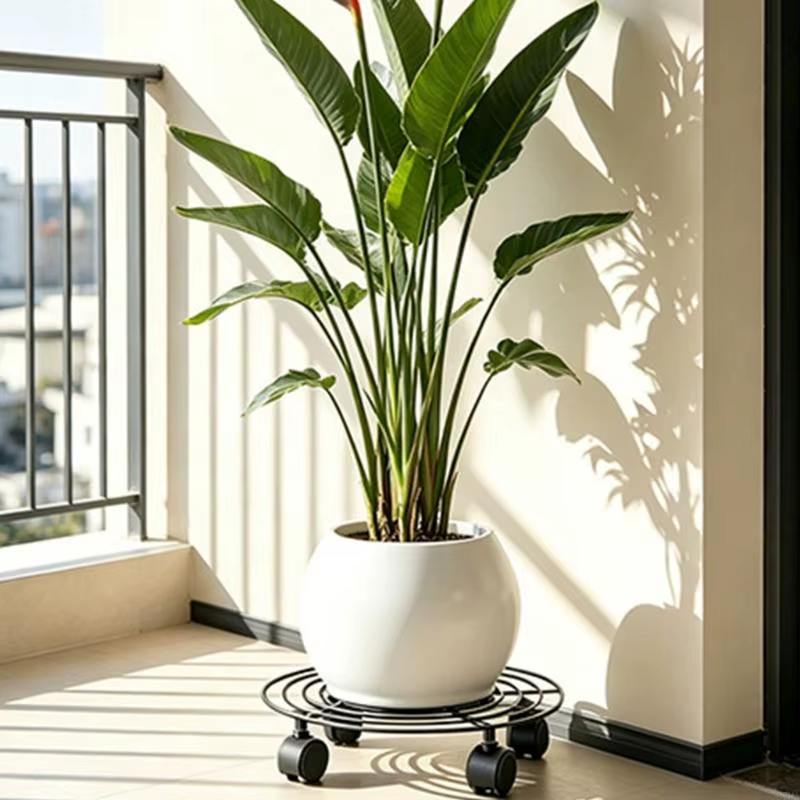 Plateau Pot mobile avec roue
