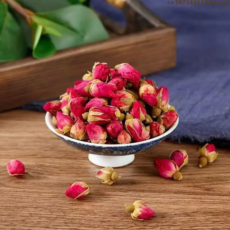 3 types de boutons de roses séchées 100% naturels - pour l'aromathérapie