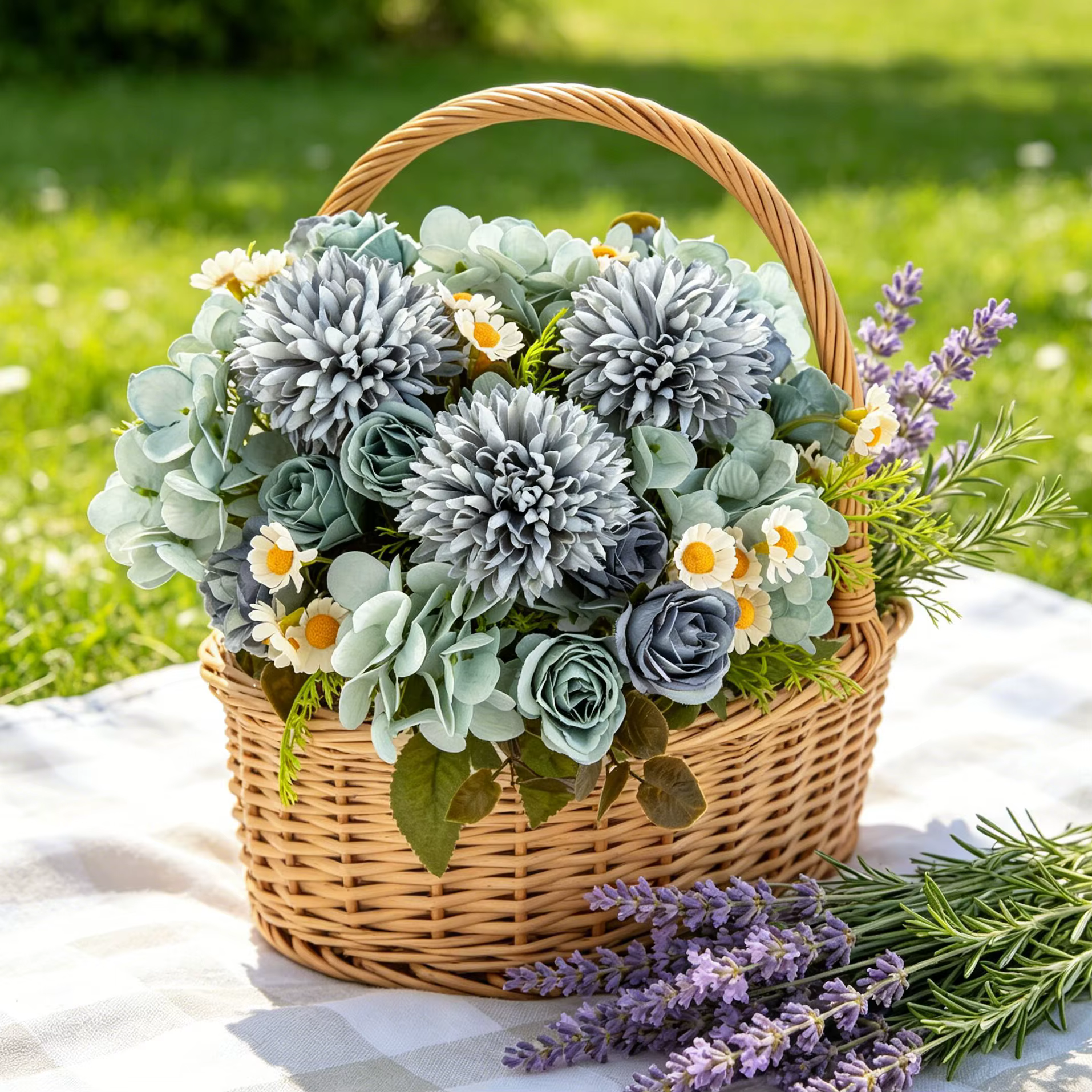 Fleurs artificielles de camomille pour la maison