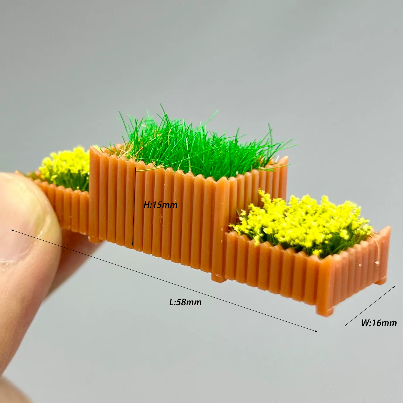Kit de Modélisation de Jardin de Fleurs Artificielles 1PC DIY pour Jardin/Rue/Parterre