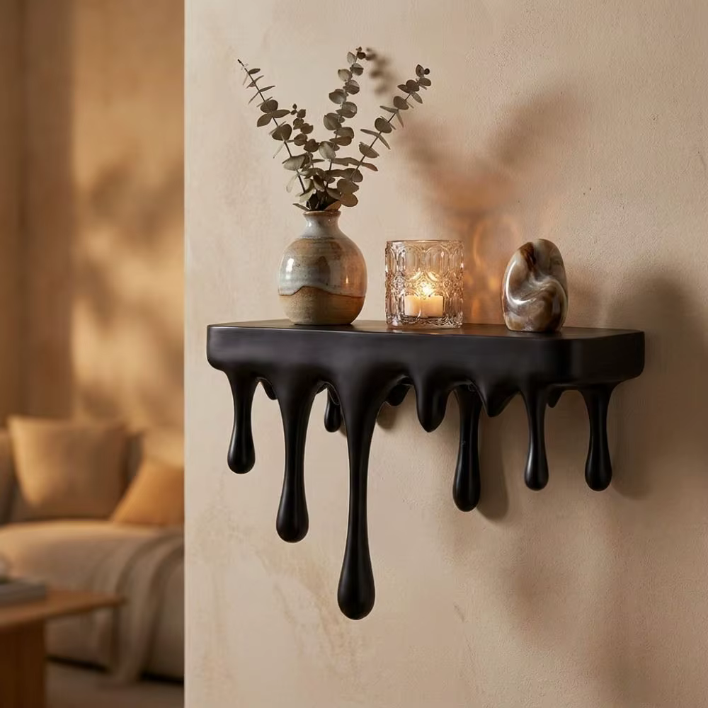Étagère murale décorative 3D imprimée en plastique