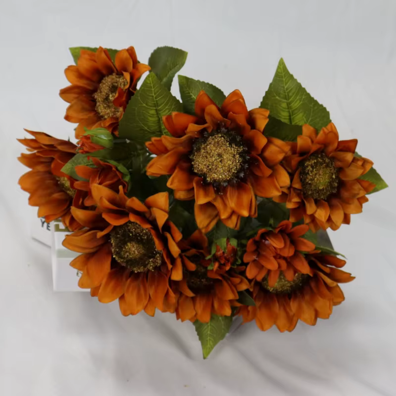 Bouquet de tournesol en soie