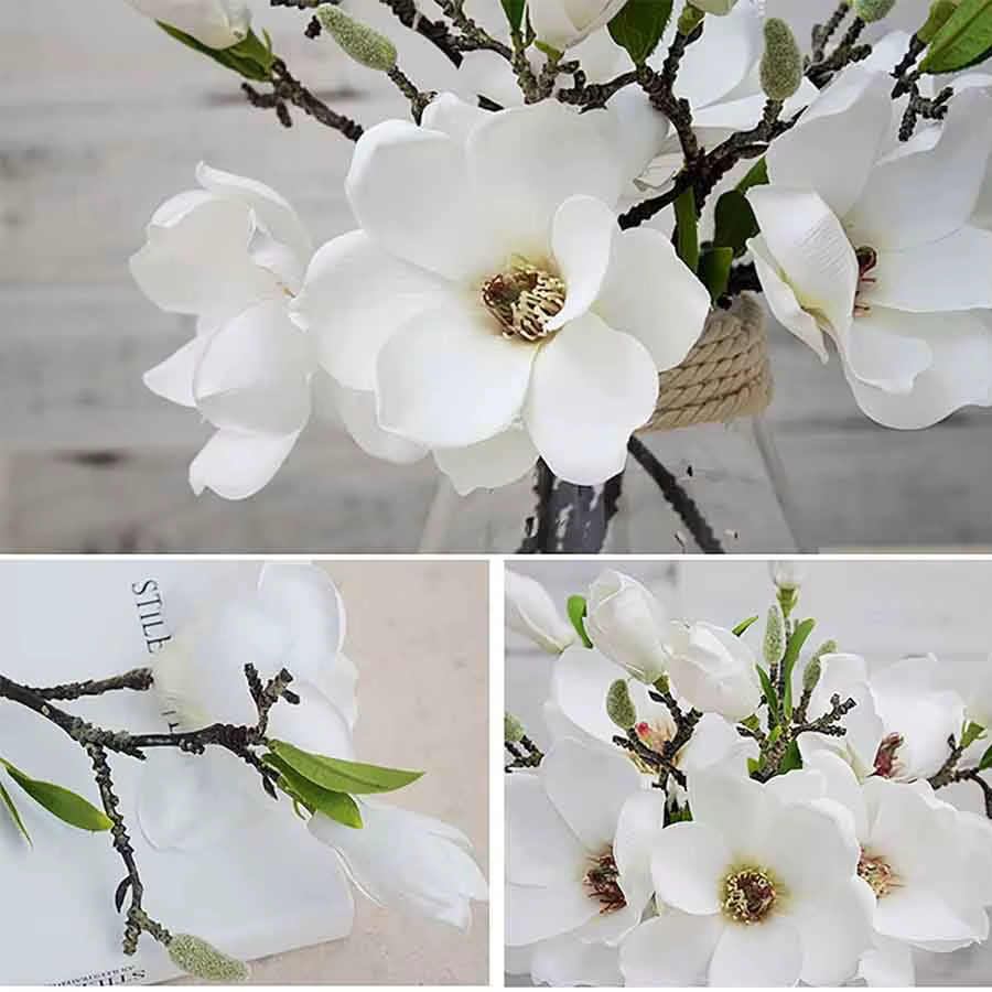 Fleur de magnolia artificielle