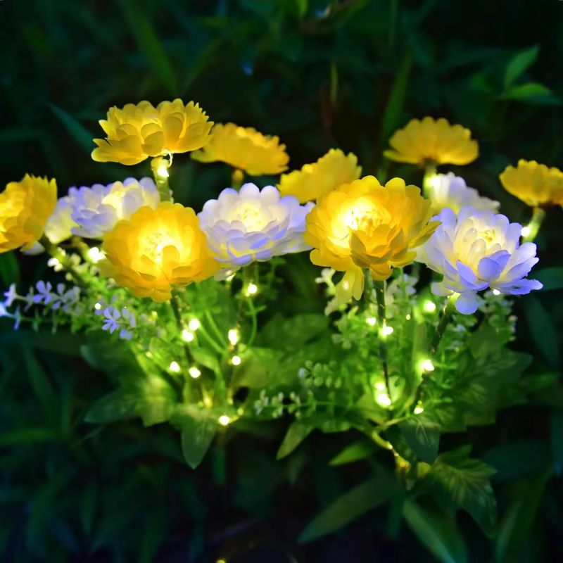 Lampes solaires LED d'extérieur pour jardin