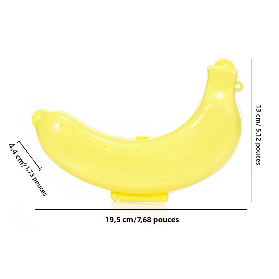 Boîte de rangement banane pour voyage en plein air, étui mignon, conteneur de protection, déjeuner de voyage, support de stockage de fruits