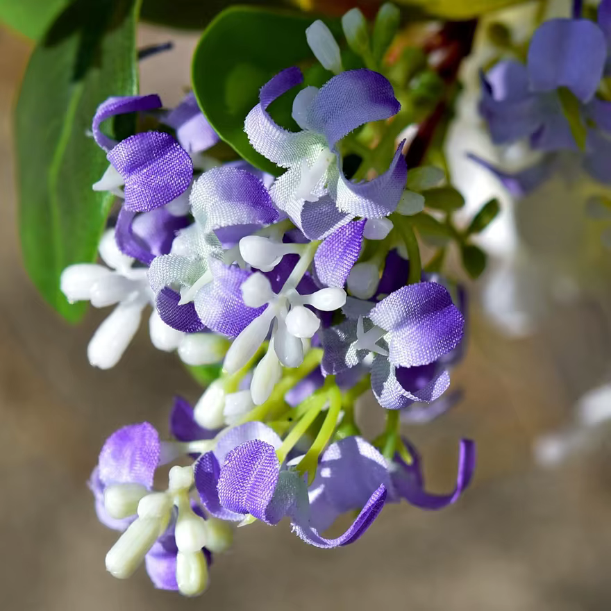 Soie artificielle lilas fleurs mariage nuptiale Bouquet maison salle extérieure Garden Party Arch bricolage cadeau