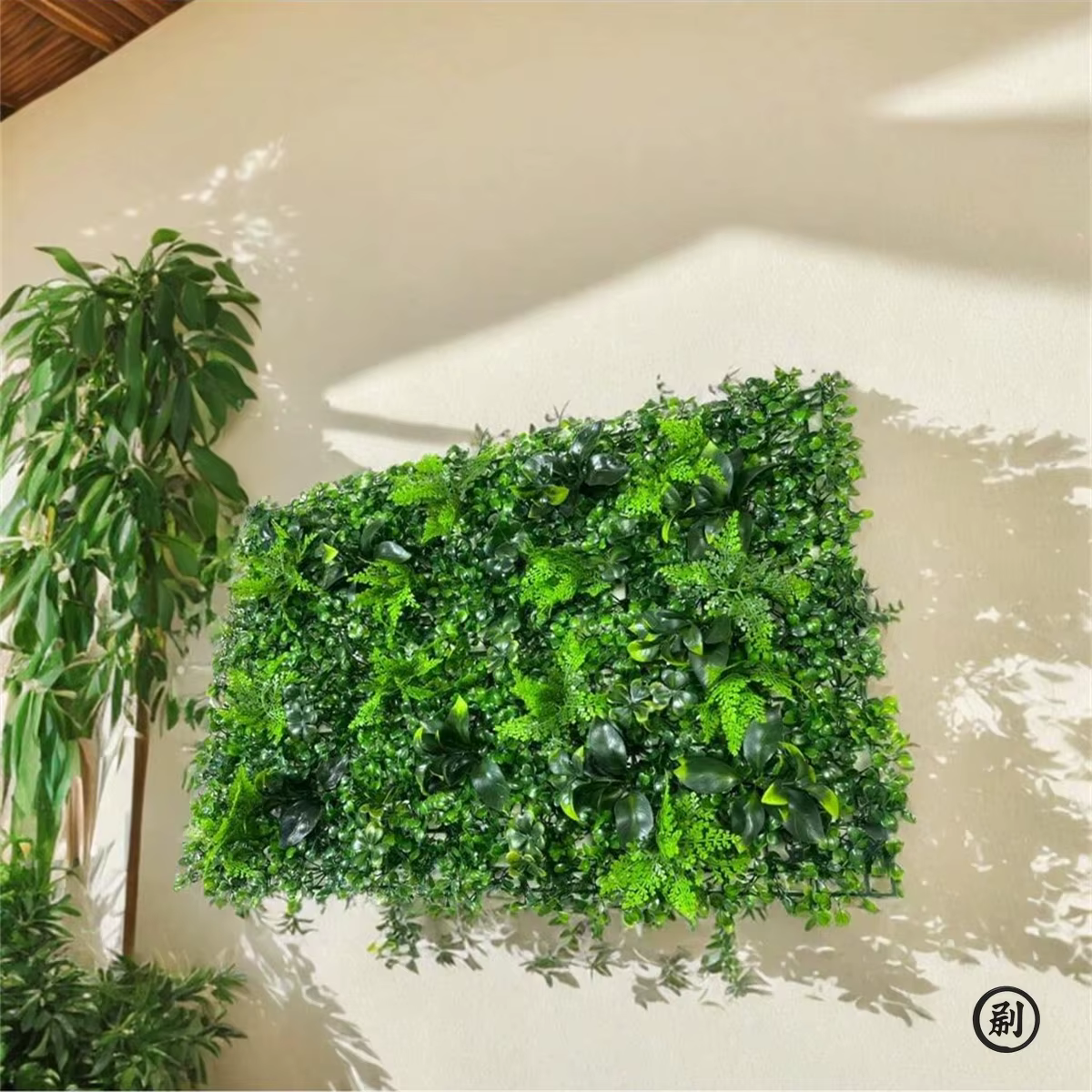 1 panneau mural végétal artificiel anti-UV