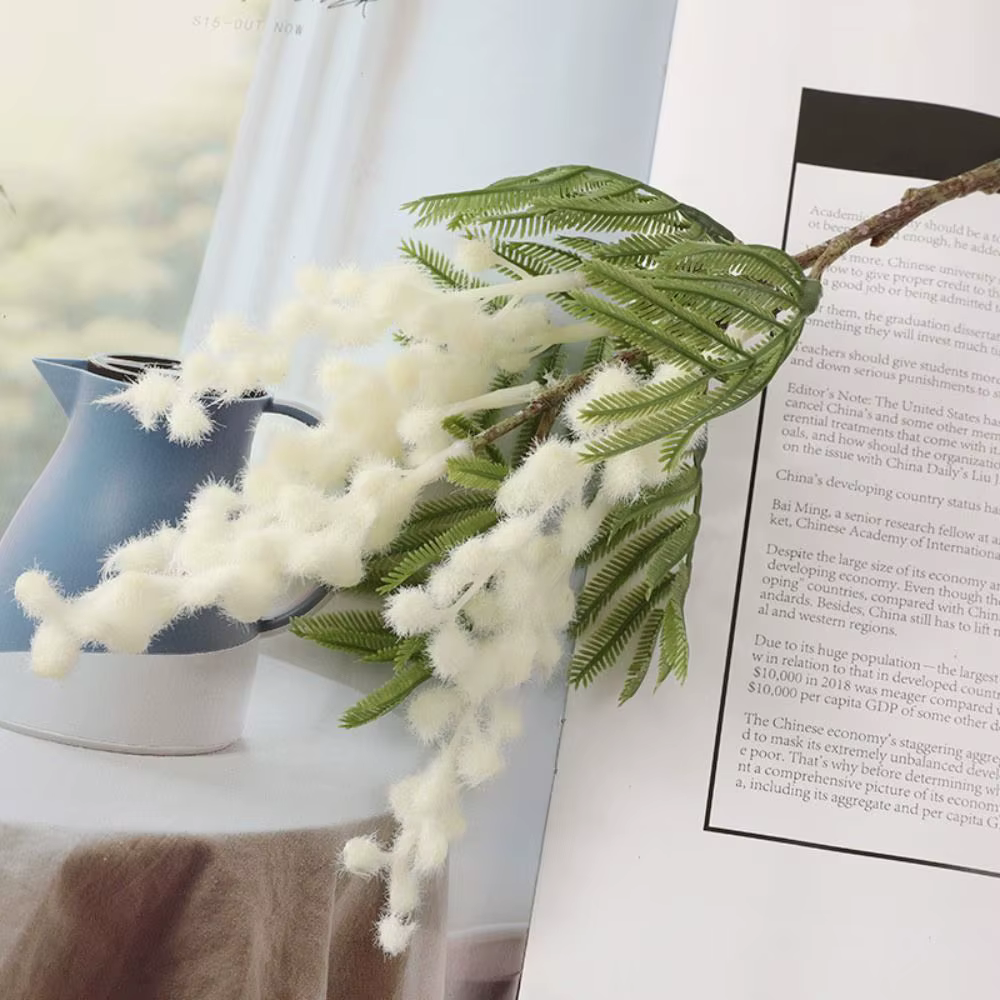 Fausses fleurs artificielles en acacia