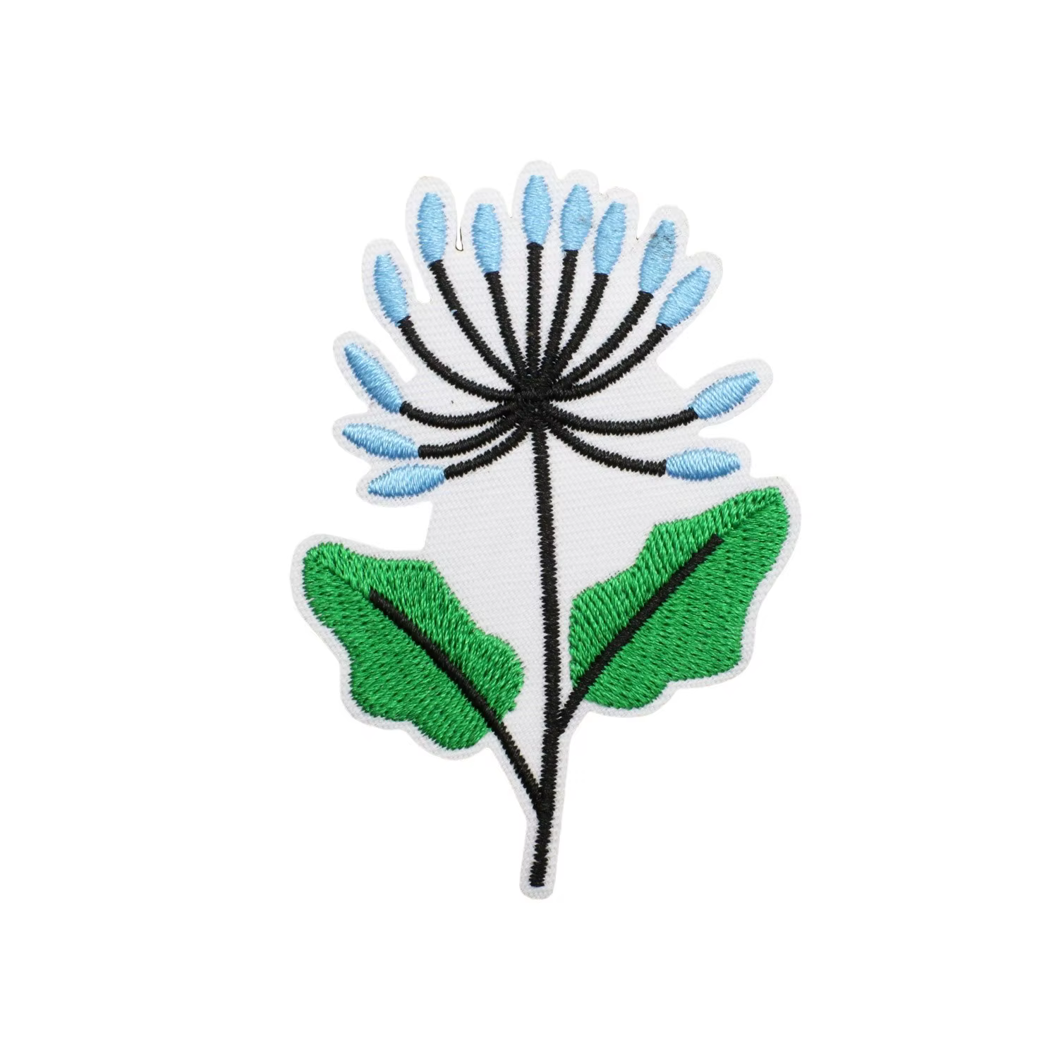 Différentes fleurs appliquées pour chemise robe bricolage dessin animé herbe abeille papillon fer sur patchs petits pièces de couture en tissu