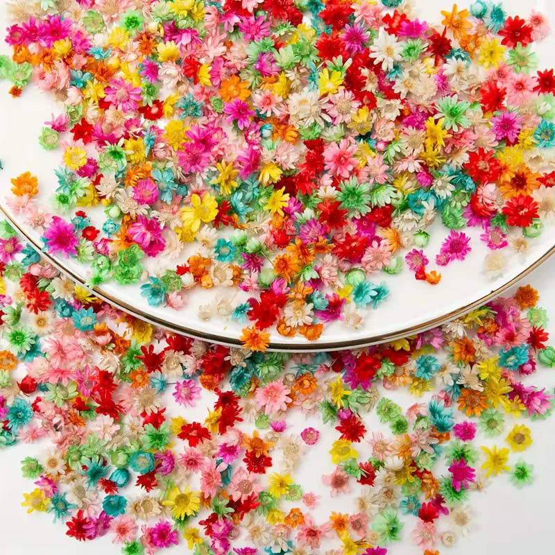 Mélange de fleurs artificielles classiques pour l'artisanat – Véritables