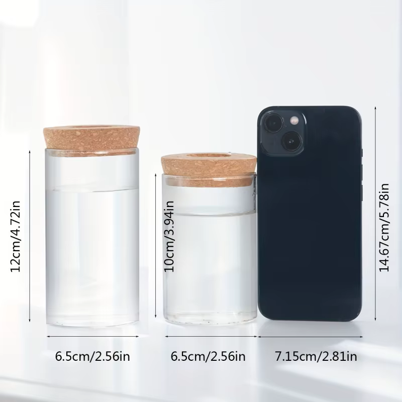 1pc, Vase de jardinière en verre de bureau pour plantes hydroponiques pour la décoration de la maison