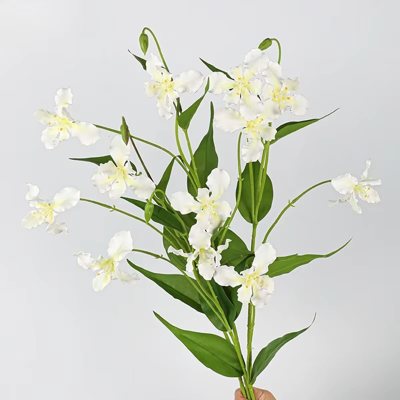 Branche de lys artificielle décorative pour mariage