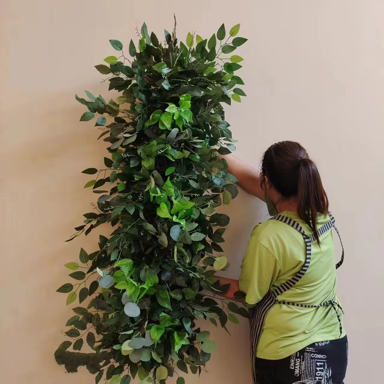 Boule de Plantes Artificielles pour Décoration de Mariage, Décor de Chemin, Plantes Vertes, Boule de Fleurs de Table, Nucleement d'Extérieur