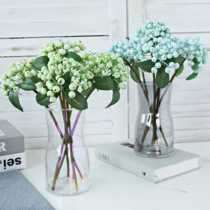Bouquet de branche de myrtille artificielle
