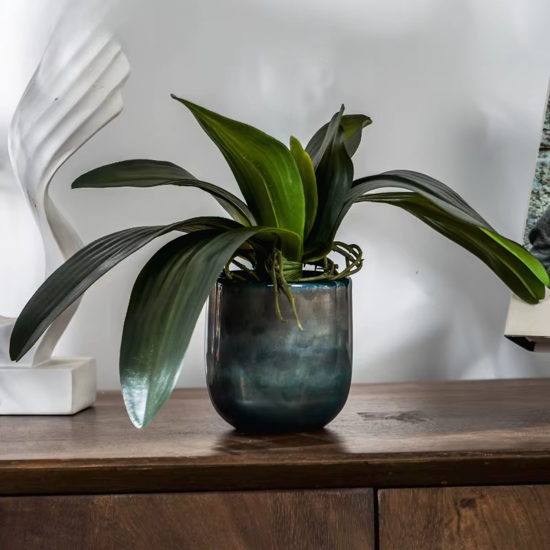 6 pièces de fausses fleurs en plastique