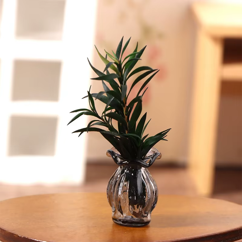 Vase l'inventaire en verre pour maison de courses