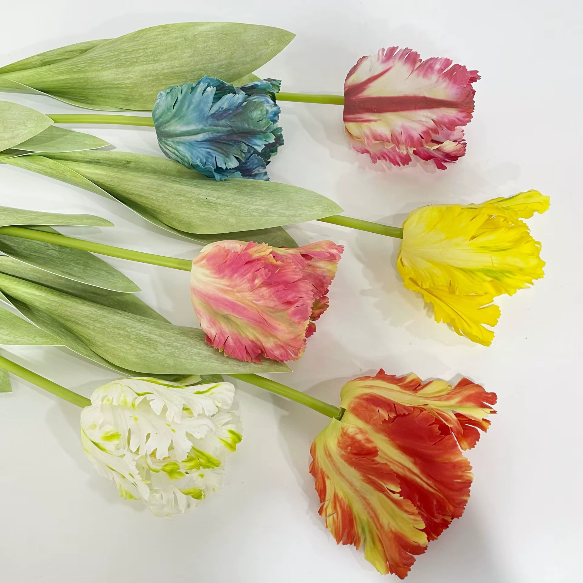 Branche de tulipe perroquet 3D de luxe