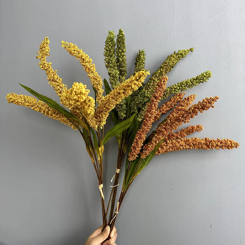 Bouquet d'oreilles de blé jaune pour mariage
