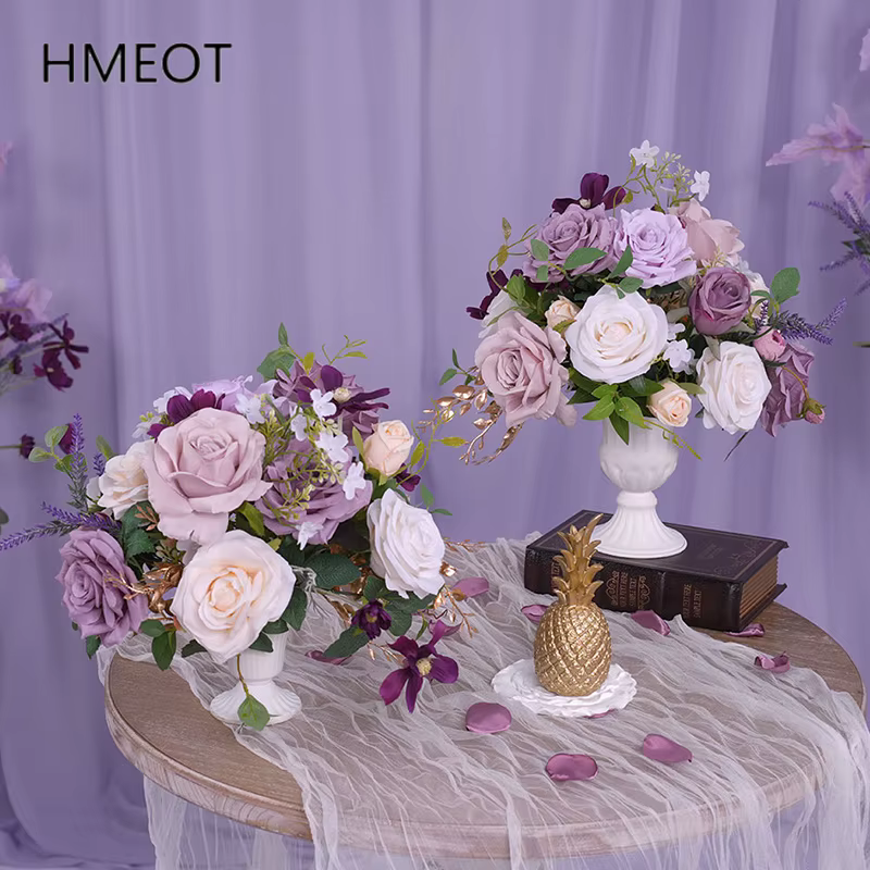 Bouquet de fleurs série violette H865304