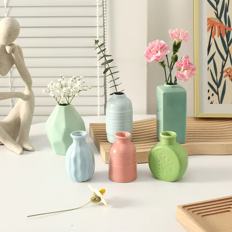 Mini vase à fleurs en céramique