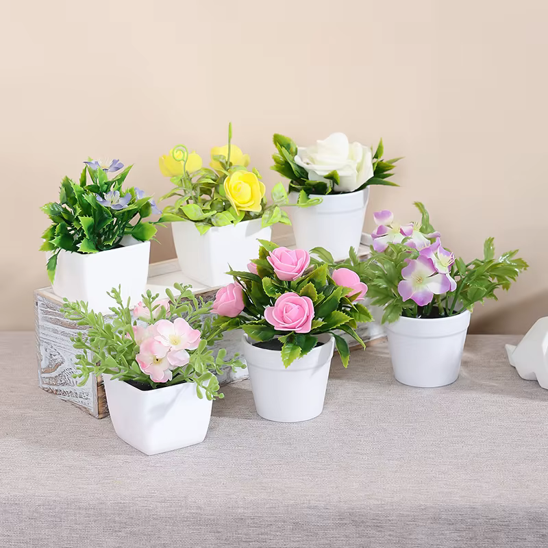 1 ensemble de plantes de Simulation en pot