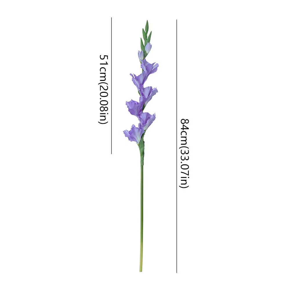 Branche de gladiolus artificielle de 84 cm