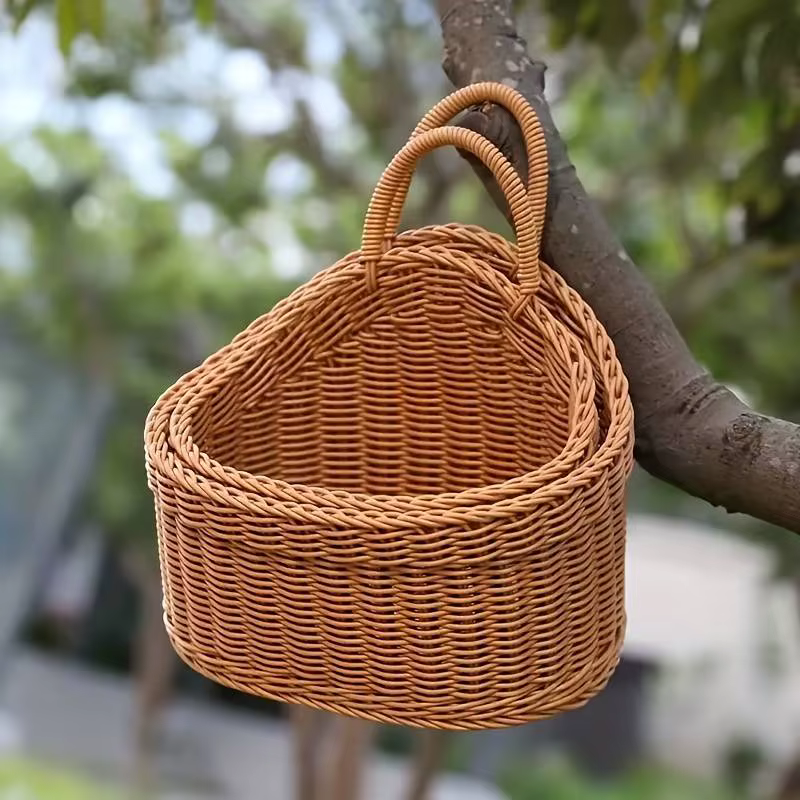 Panier de rangement tissé de Style ferme rustique