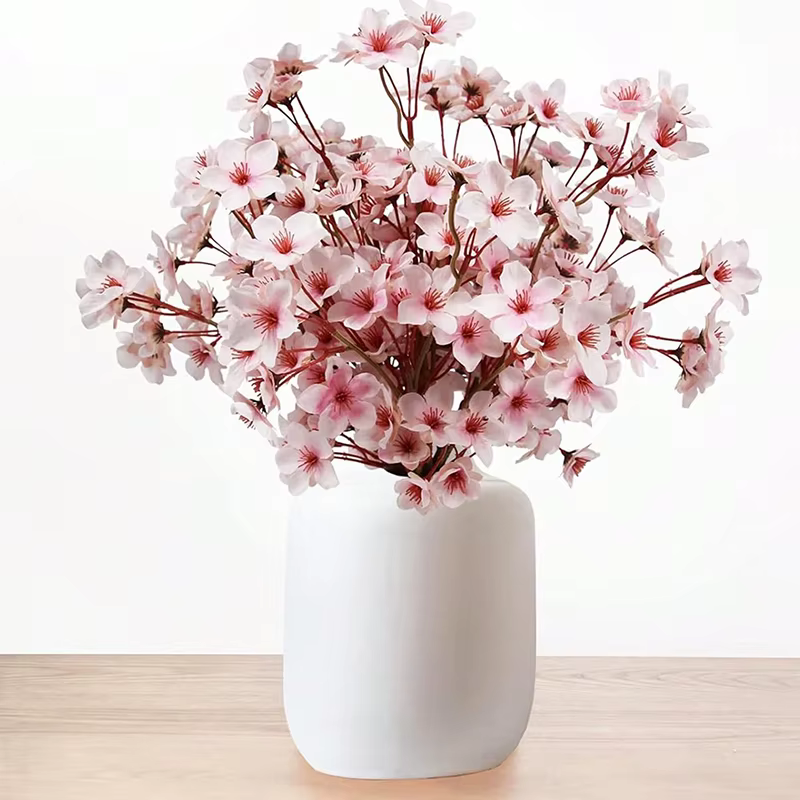 Fleurs artificielles en soie