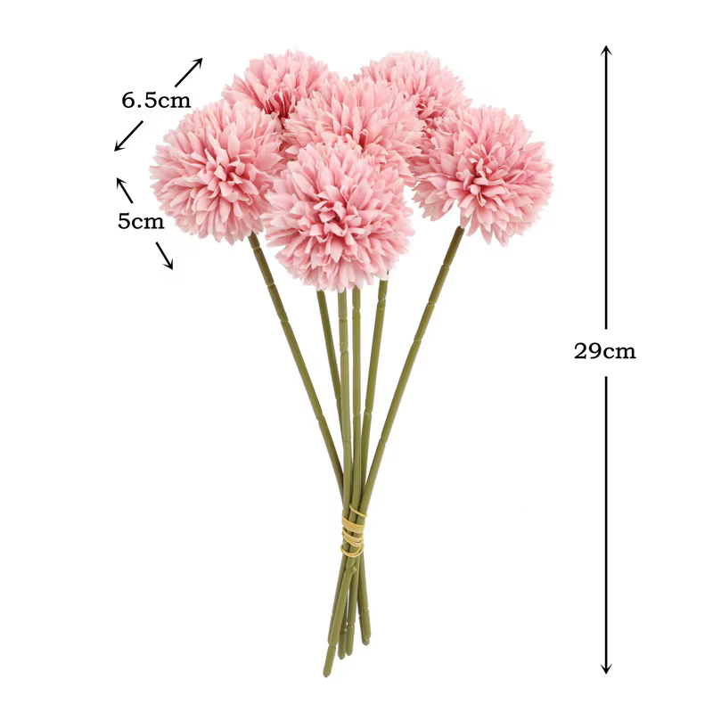 Bouquet de fleurs artificielles d'hortensia